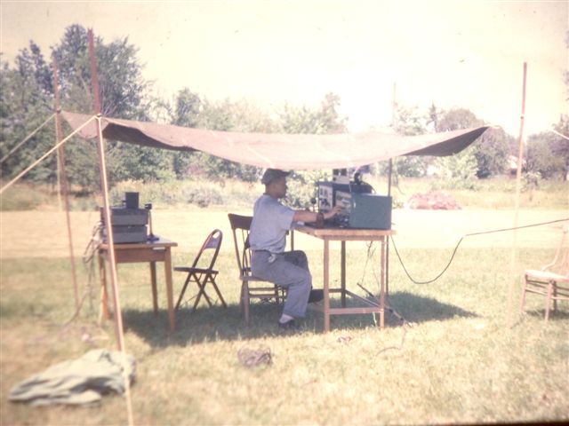 Here's 20 year old W8NNX taking a break from summer classes at then Fenn College...soon to be Cleveland State.